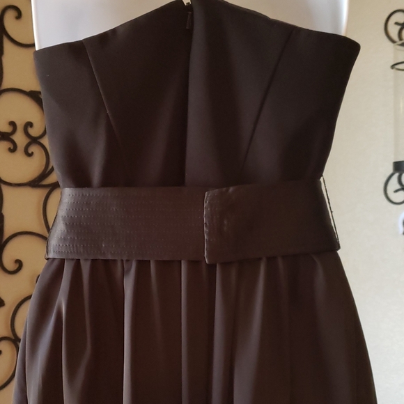 White by Vera Wang Strapless Black Dress Size 10 - Picture 3 of 5